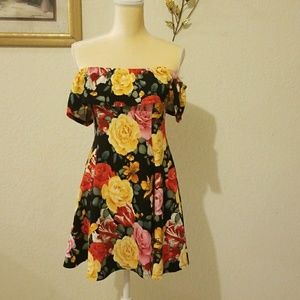 Flowers print dress